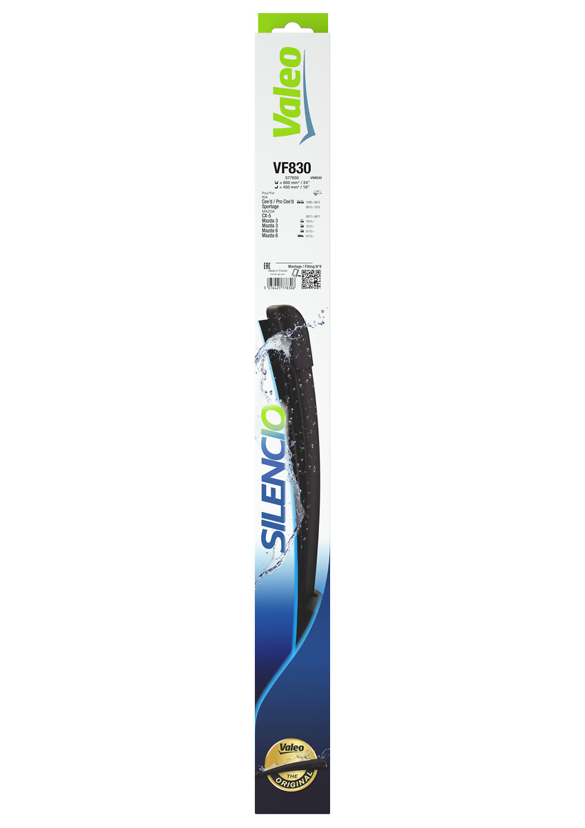 VALEO VAL 577830 Ablaktörlő lapát